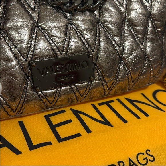 Valentino✨Luisa Silver Metal Bag by Mario Valentino - Picture 5 of 16